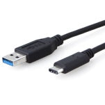 8WARE USB 3.1 Cable 1m Type-C to A Male to Male Black 10Gbps 8WARE