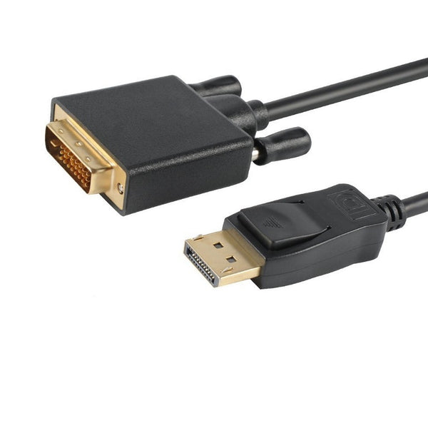 ASTROTEK DisplayPort DP to DVI-D Male to Male Cable 2m  24+1 Gold plated Supports video resolutions up to 1920x1200/1080P Full HD @60Hz ASTROTEK
