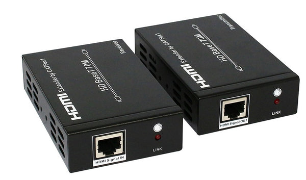ASTROTEK HDMI Extender over RJ45 CAT5 CAT6 LAN Ethernet Network Converter Splitter for Foxtel Support 40m 4Kx 2K@30hz or 70m 1080p LS ASTROTEK