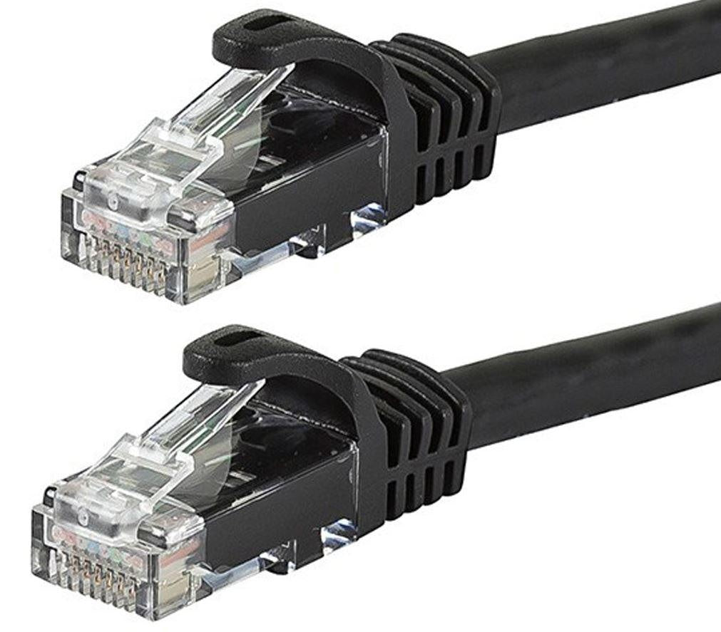 ASTROTEK CAT6 Cable 0.5m/50cm - Black Color Premium RJ45 Ethernet Network LAN UTP Patch Cord 26AWG ASTROTEK