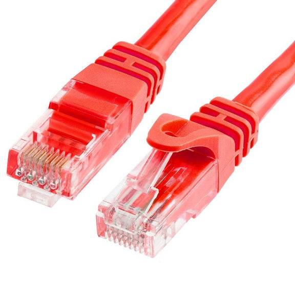 ASTROTEK CAT6 Cable 2m - Red Color Premium RJ45 Ethernet Network LAN UTP Patch Cord 26AWG-CCA PVC Jacket ASTROTEK