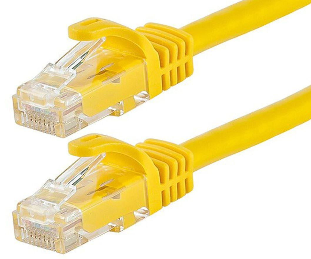 ASTROTEK CAT6 Cable 25cm/0.25m - Yellow Color Premium RJ45 Ethernet Network LAN UTP Patch Cord 26AWG-CCA PVC Jacket ASTROTEK