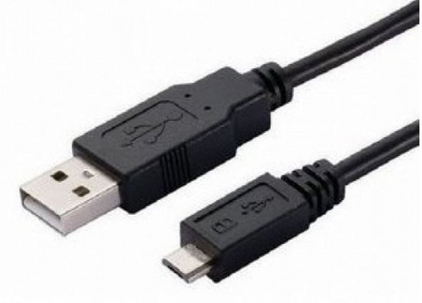 ASTROTEK USB to Micro USB Cable 2m - Type A Male to Micro Type B Male Black Colour RoHS ASTROTEK