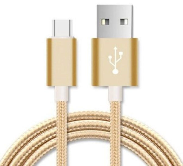 ASTROTEK 3m Micro USB Data Sync Charger Cable Cord Gold Color for Samsung HTC Motorola Nokia Kndle Android Phone Tablet & Devices ASTROTEK