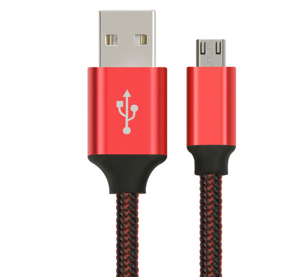 ASTROTEK 3m Micro USB Data Sync Charger Cable Cord Red Color for Samsung HTC Motorola Nokia Kndle Android Phone Tablet & Devices ASTROTEK
