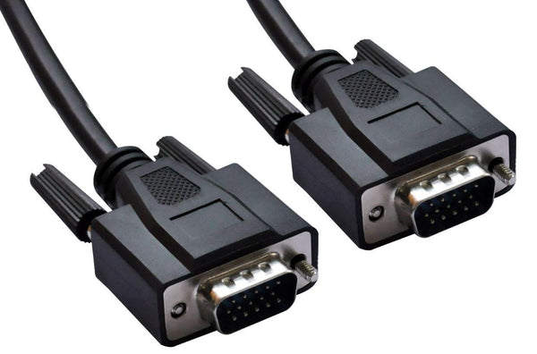 ASTROTEK VGA Cable 10m - 15 pins Male to 15 pins Male for Monitor PC Molded Type Black ~CB8W-RC-3050F-10 ASTROTEK