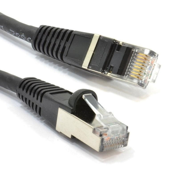 EDIMAX 0.5m Black 10GbE Double Shielded CAT6A Network Cable - LSZH EDIMAX