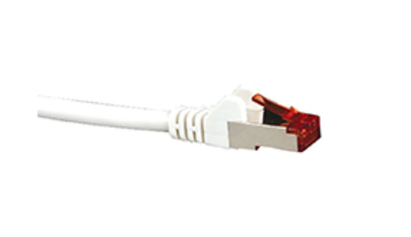 HYPERTEC CAT6A Shielded Cable 10m White Color 10GbE RJ45 Ethernet Network LAN S/FTP Copper Cord 26AWG LSZH Jacket HYPERTEC