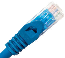 CABAC 2m CAT6 RJ45 LAN Ethernet Network Blue Patch Lead CABAC