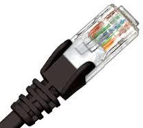 CABAC 50cm CAT6 RJ45 LAN Ethernet Network Black Patch Lead CABAC