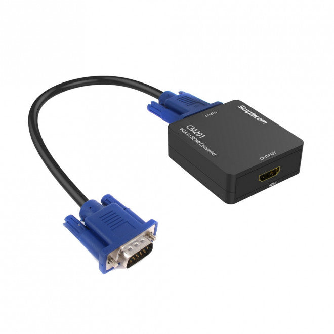 SIMPLECOM CM201 Full HD 1080p VGA to HDMI Converter with Audio SIMPLECOM