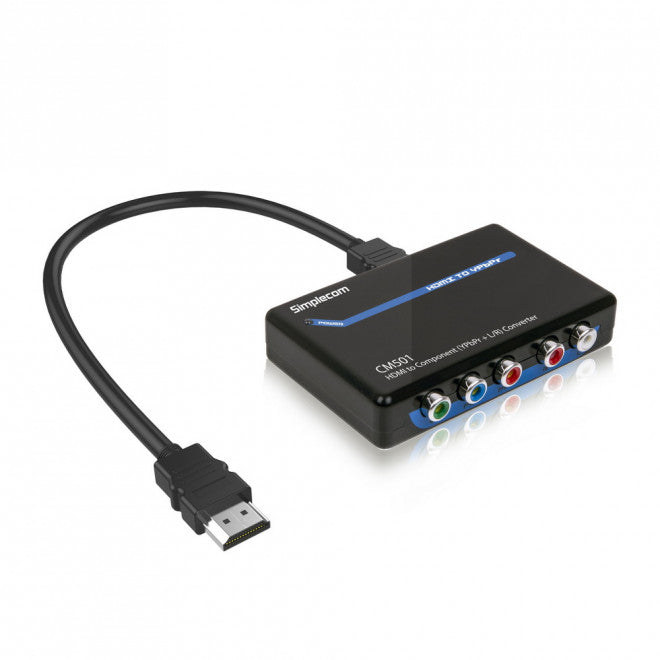 Simplecom CM501 HDMI to Component Video (YPbPr) and Audio (L/R) Converter SIMPLECOM