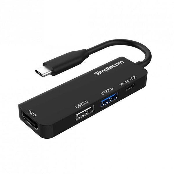 Simplecom DA305 USB 3.1 Type C to HDMI 4 in 1 Combo Hub (HDMI + USB3.0 + USB2.0 + Micro USB) SIMPLECOM