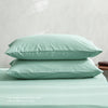 Cosy Club Duvet Cover Quilt Set Flat Cover Pillow Case Essential Green Double Deals499