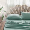 Cosy Club Sheet Set Bed Sheets Set Double Flat Cover Pillow Case Green Essential Deals499