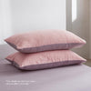 Cosy Club Sheet Set Bed Sheets 100% Cotton Queen Cover Pillow Case Pink Purple Deals499