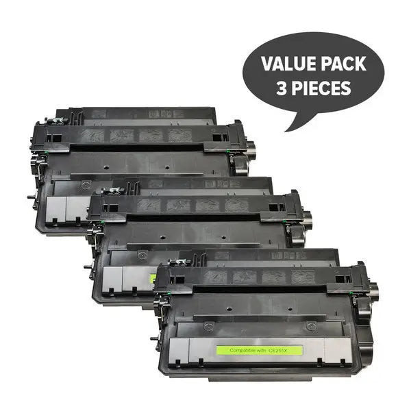 CE255X Premium Generic Toner X 3 HP