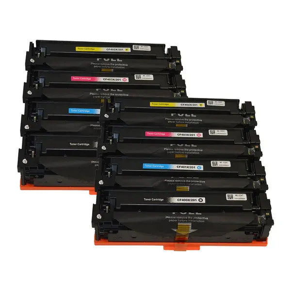 CF400X #201X Series Premium Generic Toner Cartridge set x 2 (8 cartridges) HP