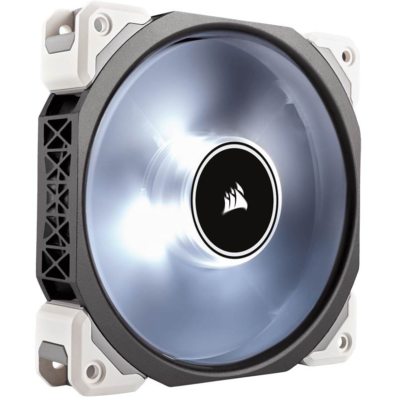 CORSAIR ML120 Pro LED, White, 120mm Premium Magnetic Levitation Fan CORSAIR