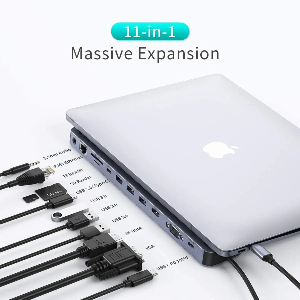 CHOETECH HUB-M20 USB-C 11-in-1 Multifunction Adapter Deals499