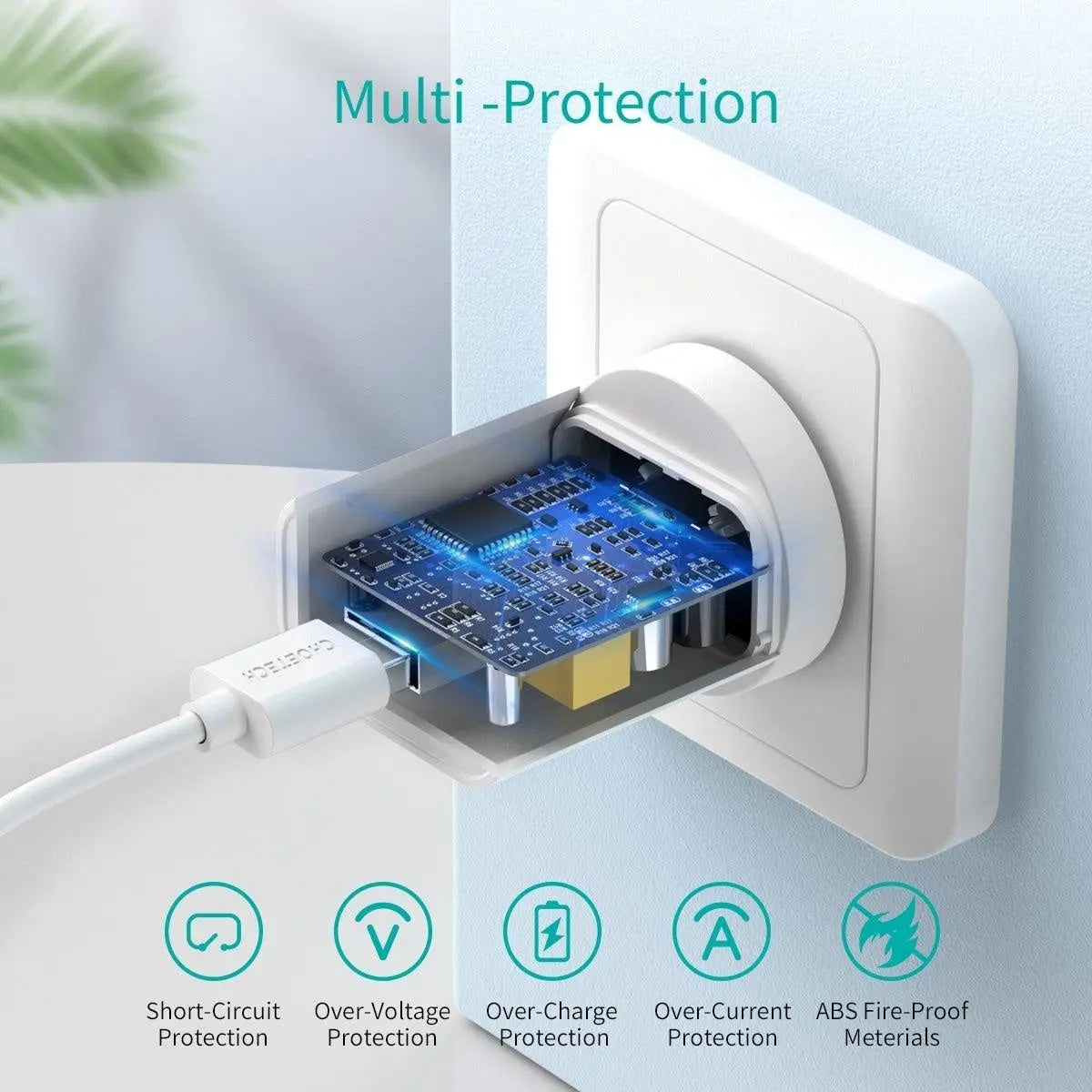 CHOETECH Q5003 18W QC Quick Charger (White) Deals499