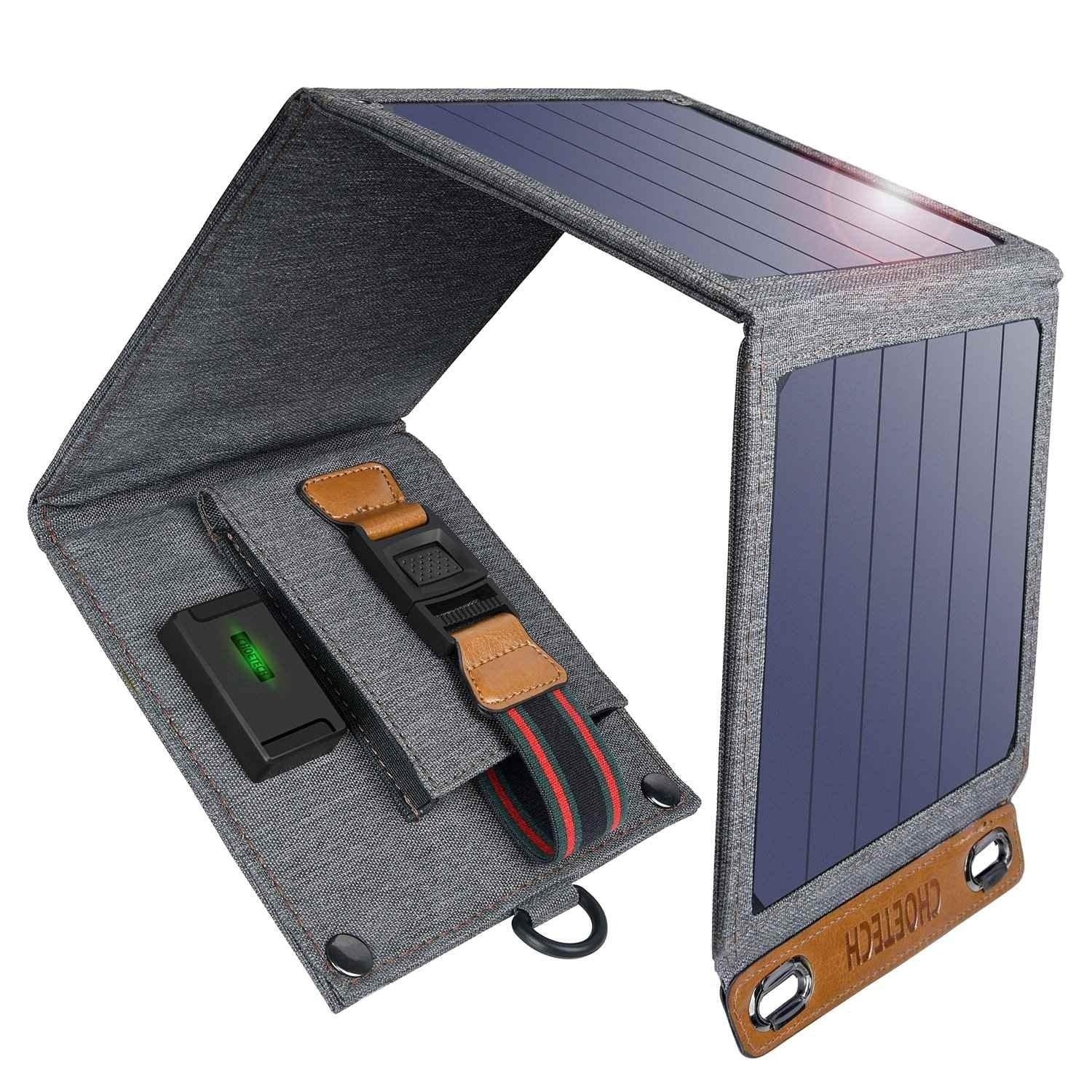 CHOETECH SC004 14W USB Foldable Solar Powered Charger Deals499