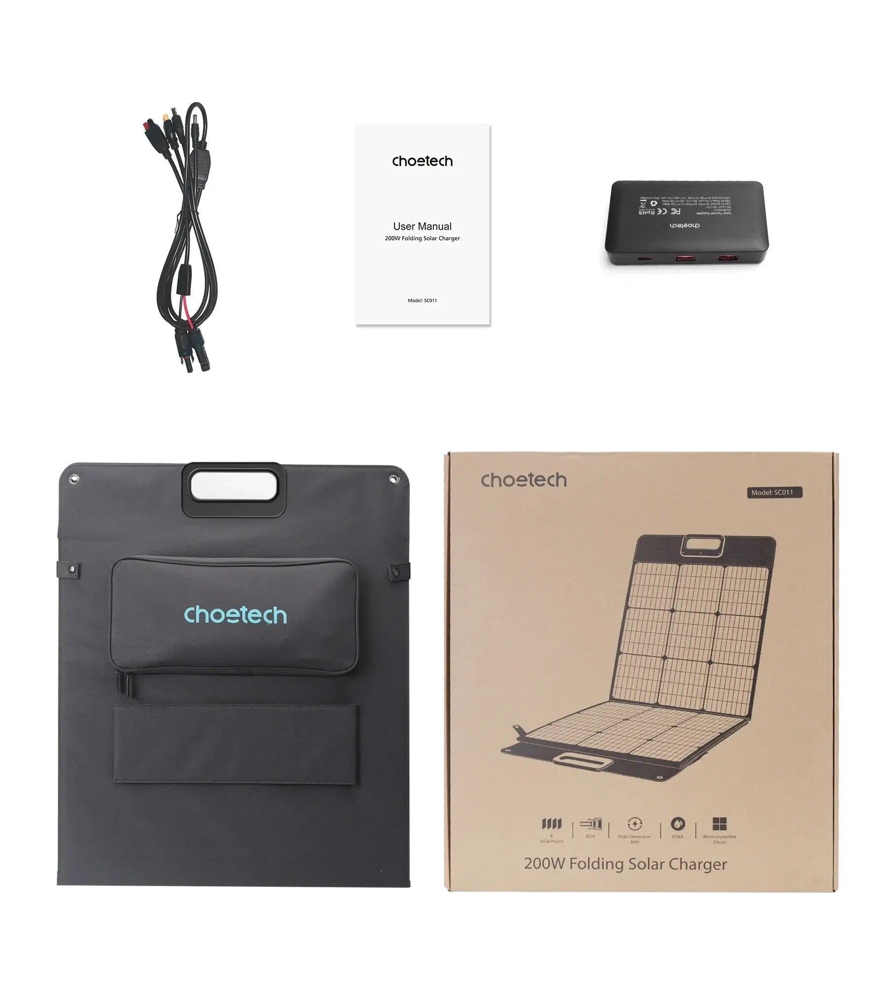 CHOETECH SC011 200W Foldable Solar Charger Deals499