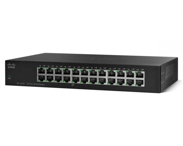 CISCO 24 Port 10/100 Unmanaged 1U Rackmountable Switch CISCO