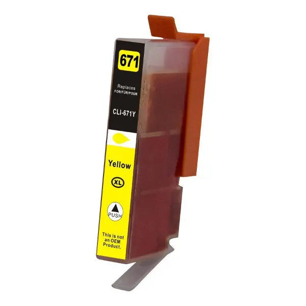 CLI-671XL Yellow Premium Compatible Inkjet Cartridge CANON