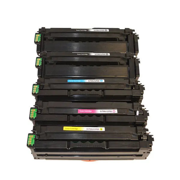 CLT-506L Premium Generic Remanufactured Toner Cartridge PLUS extra Black Set (5 cartridges) SAMSUNG