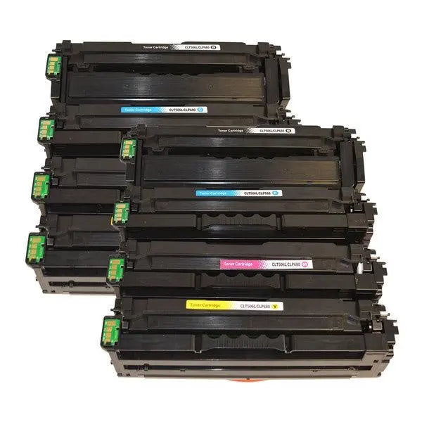 CLT-506L Premium Generic Remanufactured Toner Cartridge Set x 2 (8 cartridges) SAMSUNG