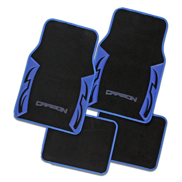 CMT Carpet Mat Set. Set of 4. CARBON Blue Deals499
