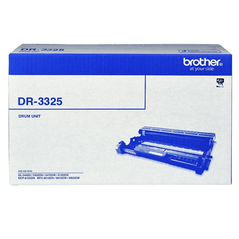 Brother DR-3325 Drum Unit - with HL-5440D/5450DN/5470DW/6180DW & MFC-8510DN/8910DW/8950DW & DCP-8155DN - up to 30000 pages BROTHER