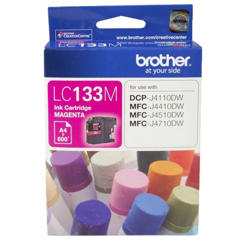 Brother LC-133M Magenta Ink -600 p- MFC-J6520DW/J6720DW/J6920DW and DCP-J4110DW/MFC-J4410DW etc. BROTHER