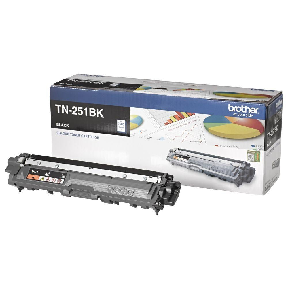 Brother TN-251BK Colour Laser Toner-Black-HL-3150CDN/3170CDW/MFC-9140CDN/9330CDW/9335CDW/9340CDW /DCP-9015CDW (2,500 Pages) BROTHER