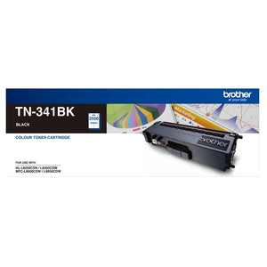BROTHER TN-341BK Colour Laser-Standard Yield Black Toner to suit HL-L8250CDN/8350CDW MFC-L8600CDW/L8850CDW - 2500Pages BROTHER