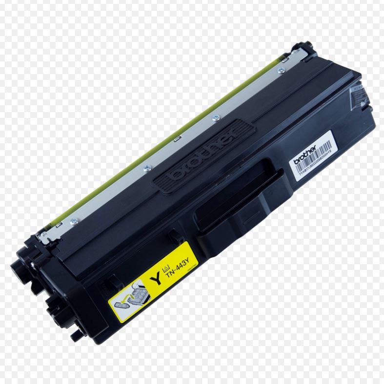 Brother TN-443Y Colour Laser Toner- High Yield Yellow- to suit HL-L8260CDN/8360CDW MFC-L8690CDW/L8900CDW - 4,000Pages BROTHER