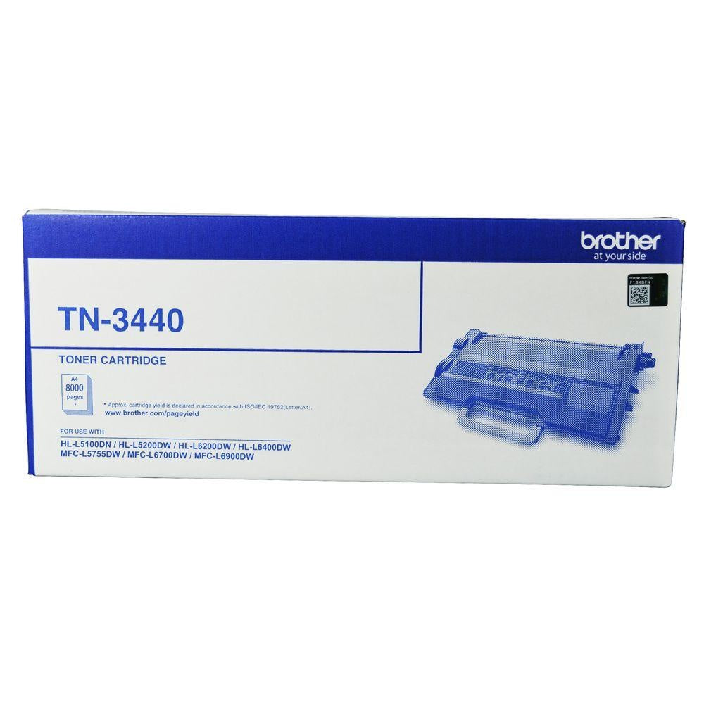 Brother TN-3440 Mono Laser Toner - High Yield- HL-L5100DN, L5200DW, L6200DW, L6400DW & MFC-L5755DW, L6700DW, L6900DW up to 8000 pages BROTHER