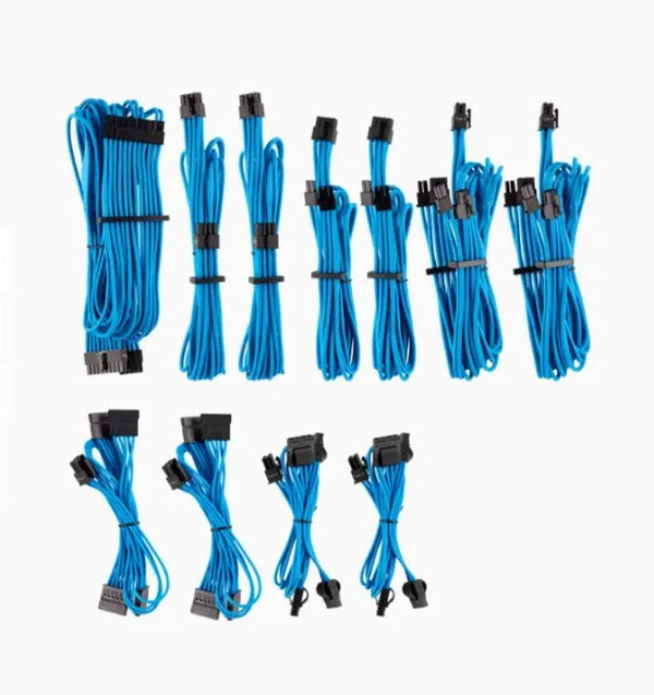 CORSAIR Corsair PSU - BLUE Premium Individually Sleeved DC Cable Pro Kit, Type 4 (Generation 4) CORSAIR
