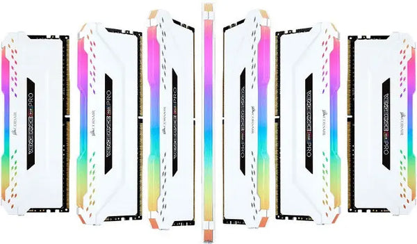 CORSAIR Vengeance RGB PRO 16GB (2x8GB) DDR4 3600MHz C18 18-19-19-39 White Desktop Gaming Memory Intel XMP2.0 AMD Ryzen CORSAIR