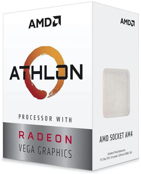 AMD-P Athlon 3000G, 2 Core 4 Threads 3.5Ghz 5MB Cache Socket AM4 35W with Radeon Vega 3 Graphics With Silent Fan (AMDCPU) AMD