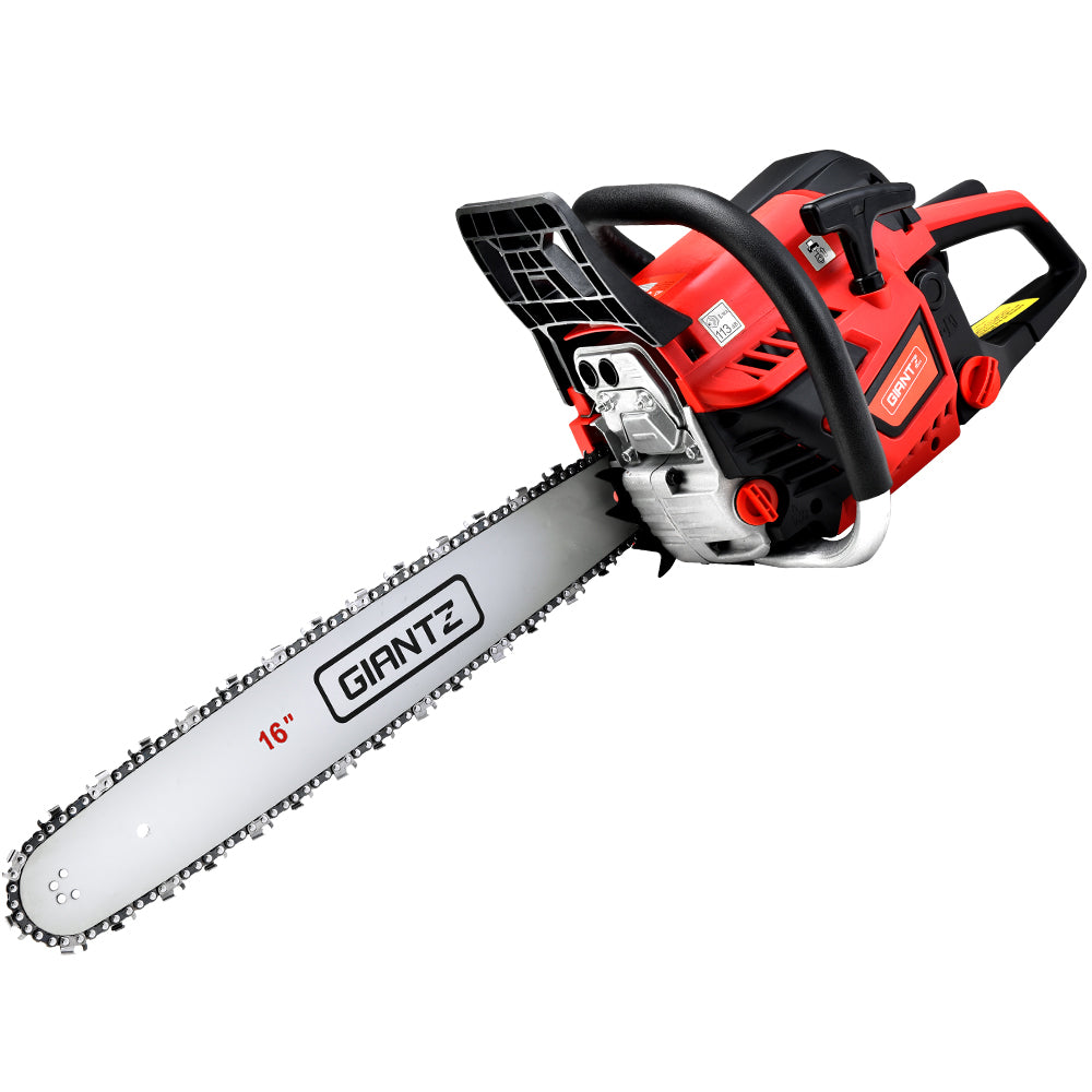 Giantz Petrol Chainsaw Chain Saw E-Start Commercial 45cc 16'' Top Handle Tree Deals499