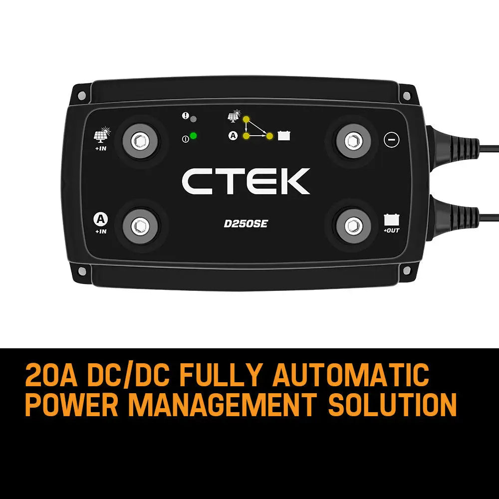 CTEK D250SE Dual Input DC-DC 20A Smart Battery Charger 12V Lead Acid Lithium Car Deals499