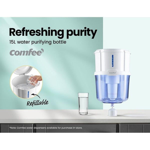 Comfee Water Purifier Dispenser 15L Water Filter Bottle Cooler Container Deals499