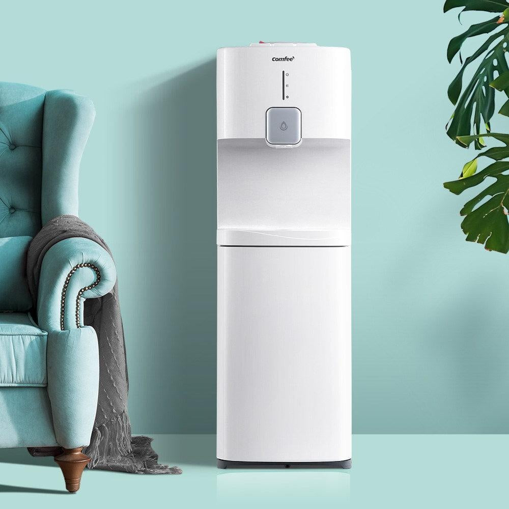Comfee Water Dispenser Cooler Hot Cold Taps Purifier Stand 20L Cabinet White Deals499