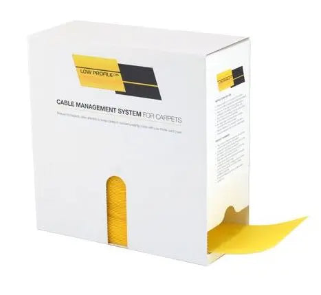 Cable Cover for Carpet - Box of 25m : Yellow Deals499