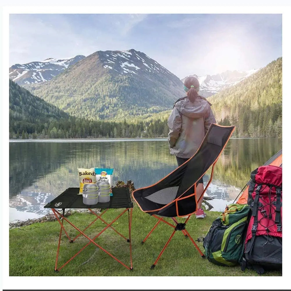 Camping Chair Folding High Back Backpacking Chair with Headrest, Lightweight Portable Compact for Outdoor Camp, Travel, Beach, Picnic, Festival Deals499