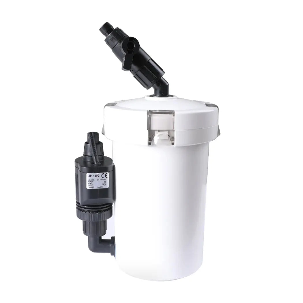 Canister Filter Aquarium External Aqua Pump Fish Water Tank Sponge Pond 400L/H Deals499