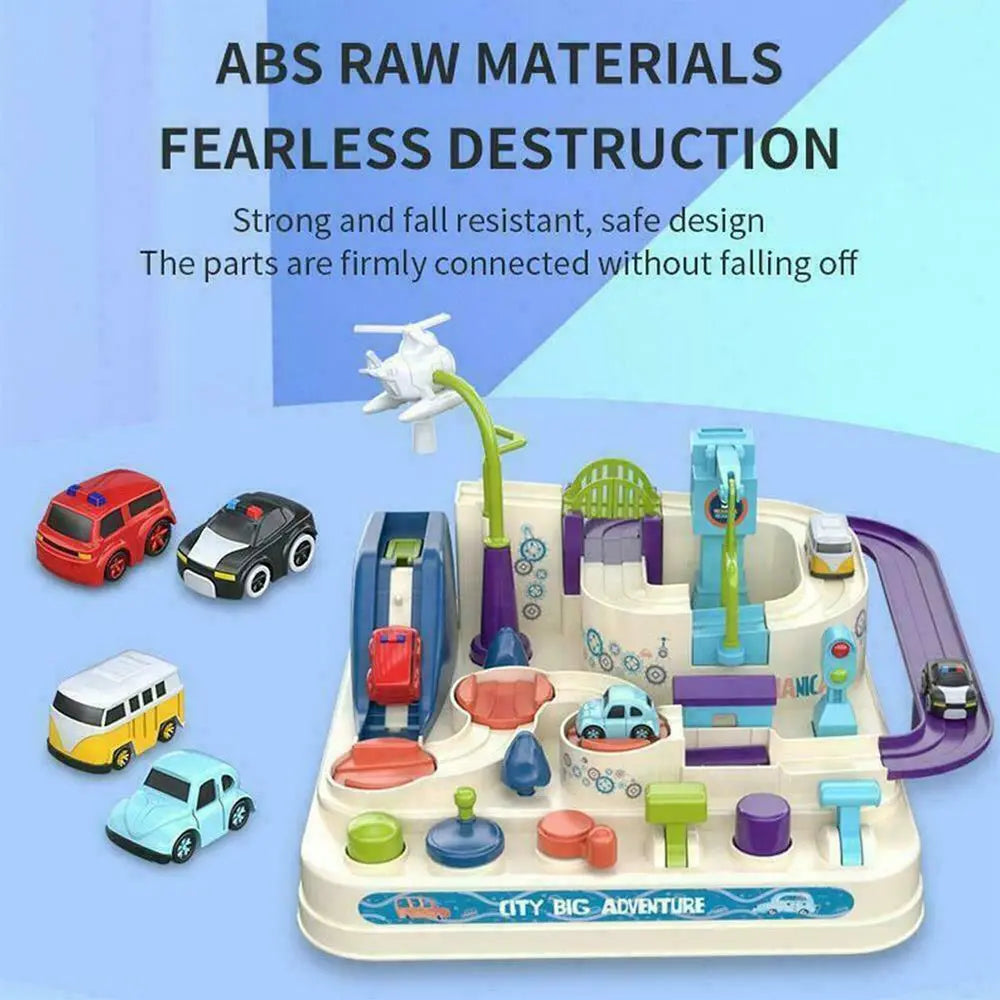 Car Adventure Game Rescue Squad Adventure Rail Model Racing Educational Toy Gift Deals499