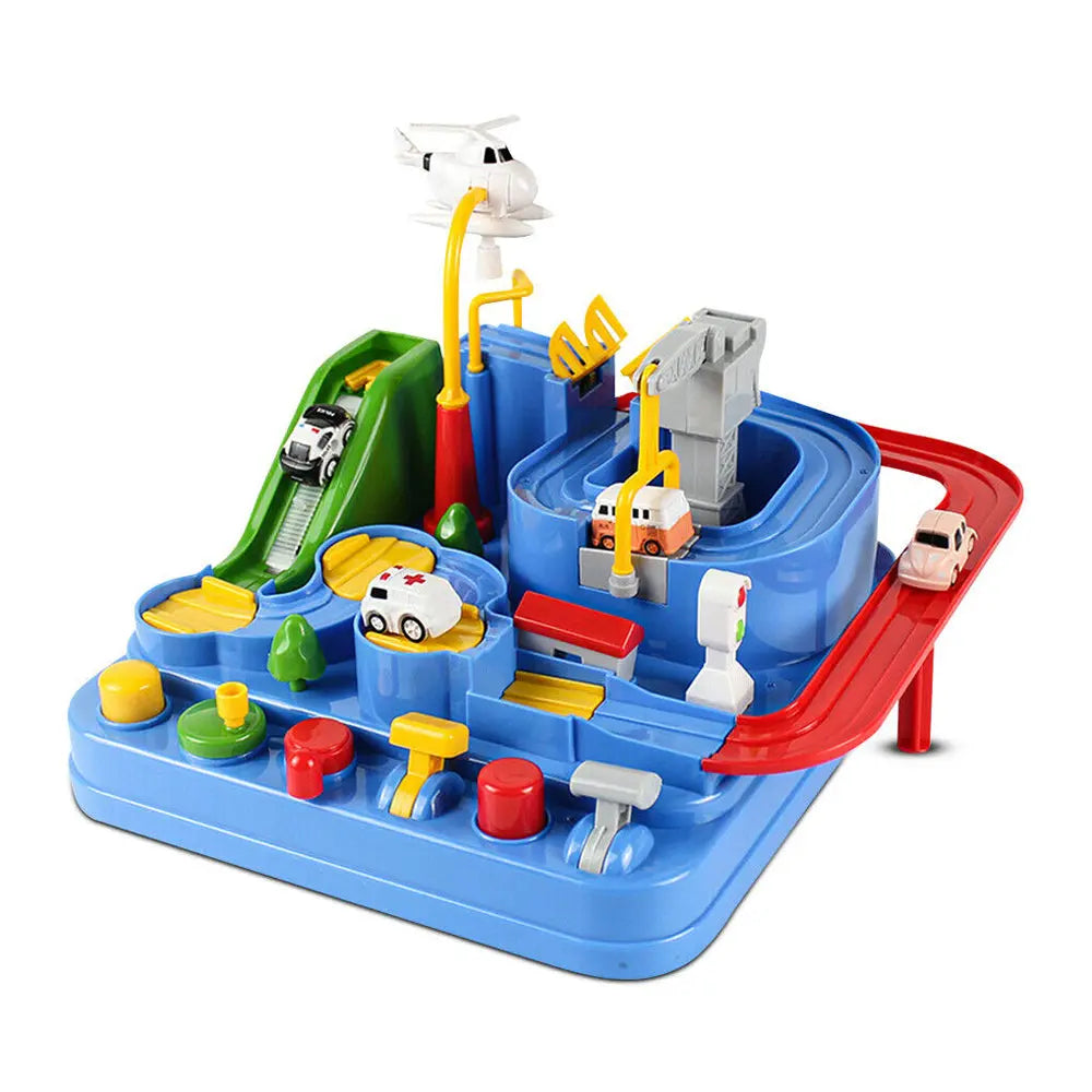 Car Adventure Game Rescue Squad Adventure Rail Model Racing Educational Toy Gift Deals499